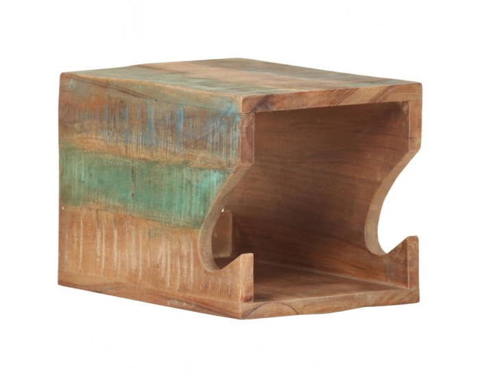 Sonata Стенна стойка за велосипед 35x25x25 см регенерирано дърво масив