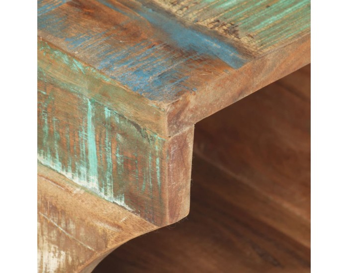 Sonata Стенна стойка за велосипед 35x25x25 см регенерирано дърво масив