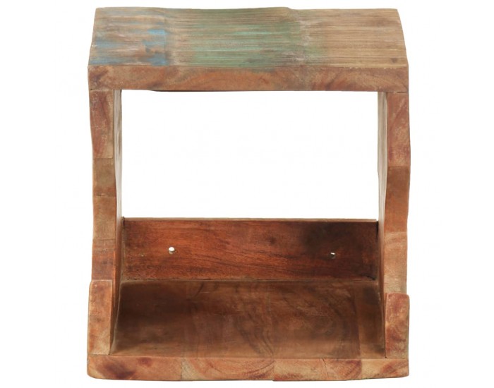 Sonata Стенна стойка за велосипед 35x25x25 см регенерирано дърво масив