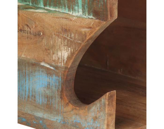 Sonata Стенна стойка за велосипед 35x25x25 см регенерирано дърво масив