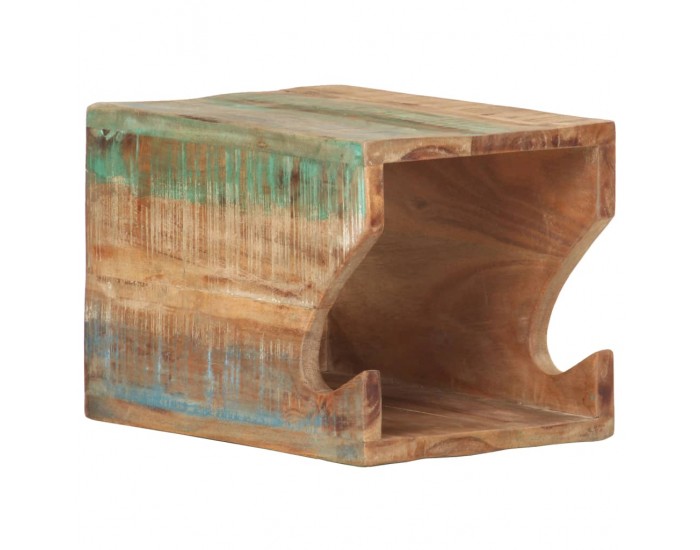 Sonata Стенна стойка за велосипед 35x25x25 см регенерирано дърво масив