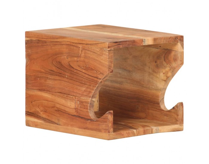 Sonata Стенна стойка за велосипед, 35x25x25 см, акациево дърво масив