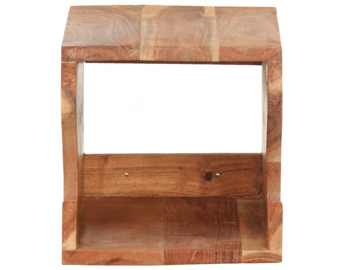 Sonata Стенна стойка за велосипед, 35x25x25 см, акациево дърво масив