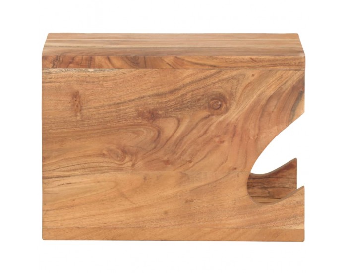 Sonata Стенна стойка за велосипед, 35x25x25 см, акациево дърво масив