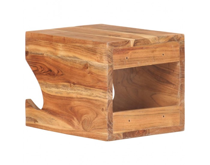 Sonata Стенна стойка за велосипед, 35x25x25 см, акациево дърво масив