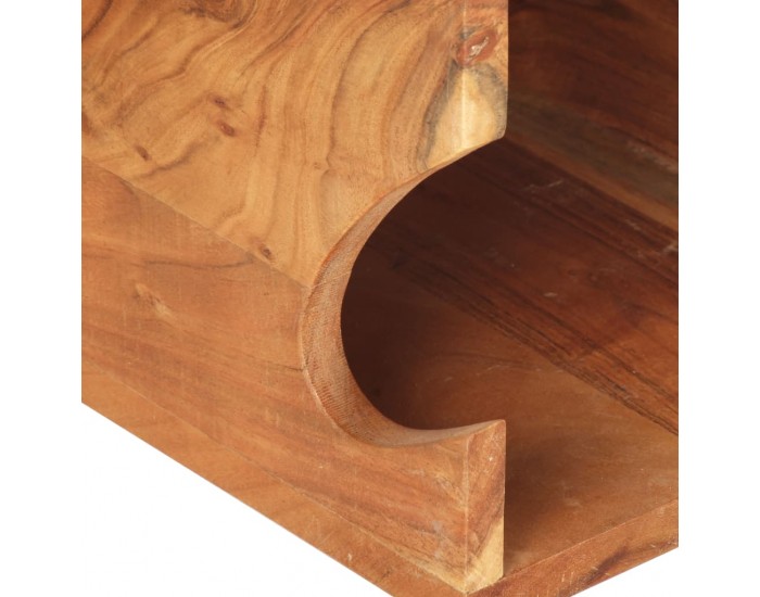 Sonata Стенна стойка за велосипед, 35x25x25 см, акациево дърво масив