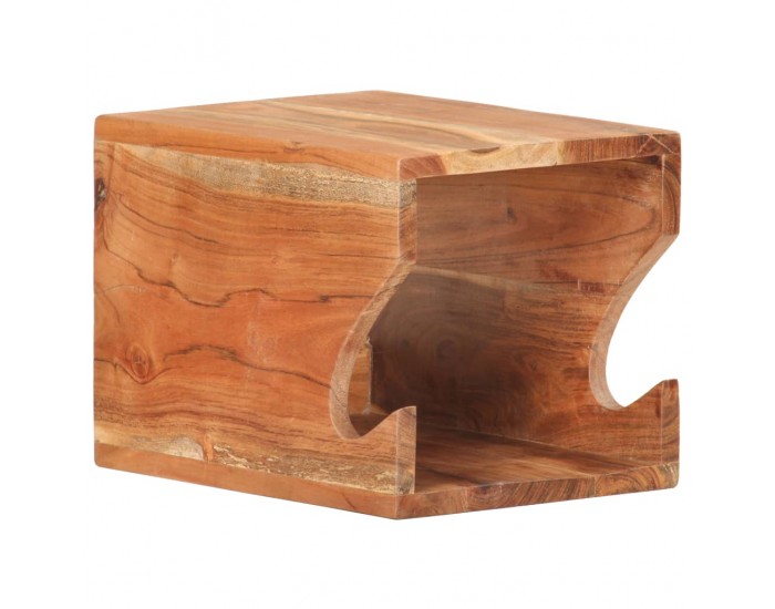 Sonata Стенна стойка за велосипед, 35x25x25 см, акациево дърво масив