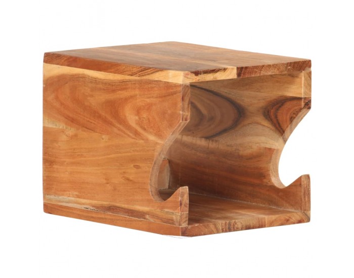 Sonata Стенна стойка за велосипед, 35x25x25 см, акациево дърво масив