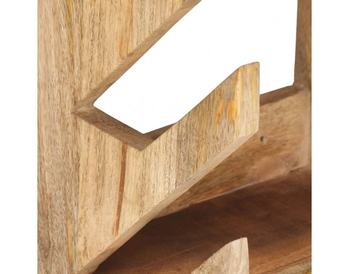 Sonata Стенна стойка за скейтборд, 25x20x30 см, манго масив