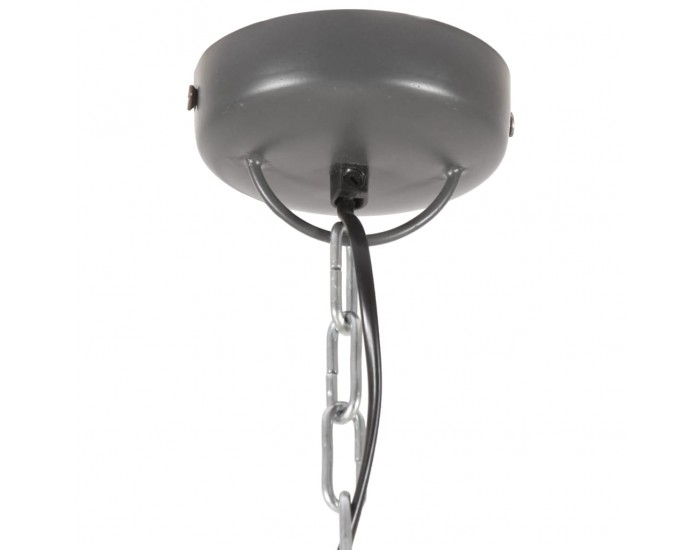Sonata Индустриална пенделна лампа 25 W сива кръгла манго 52 см E27
