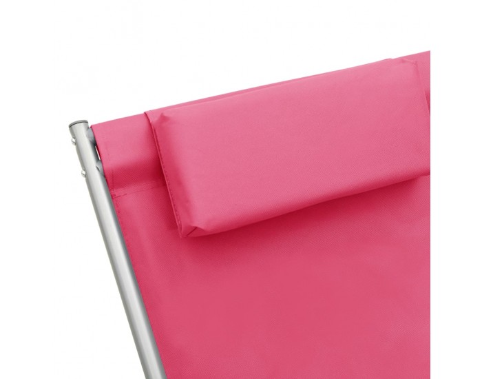 Sonata Люлеещи се столове, 2 бр, стомана, розови