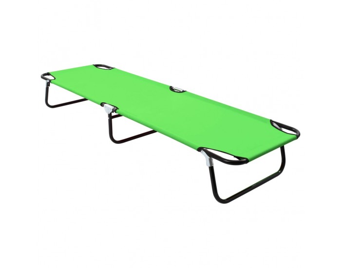 Sonata Сгъваем шезлонг, стомана, зелен