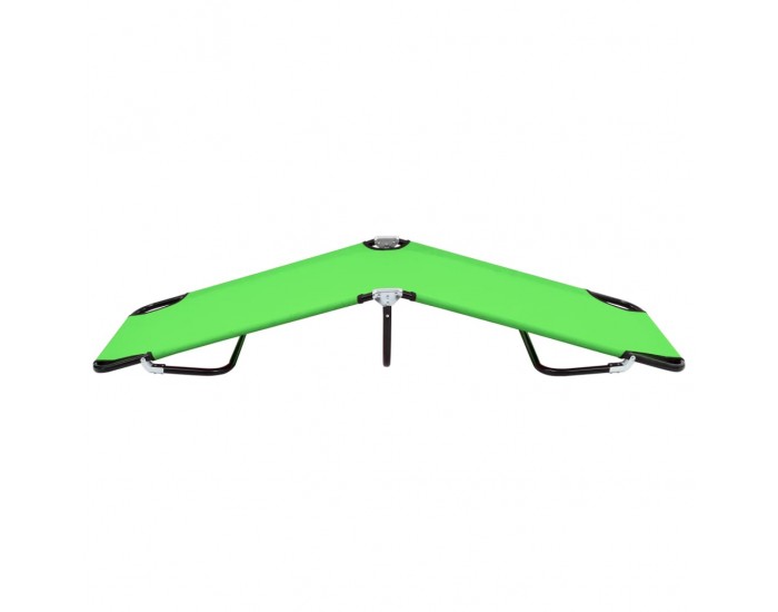 Sonata Сгъваем шезлонг, стомана, зелен