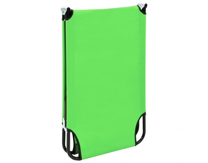 Sonata Сгъваем шезлонг, стомана, зелен