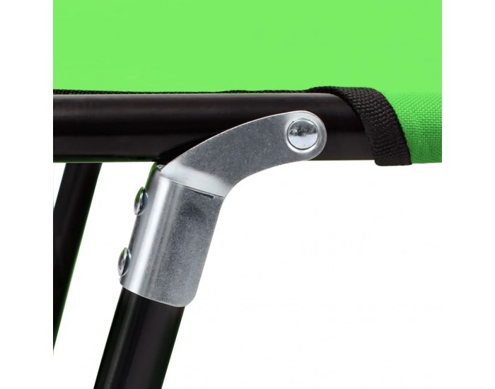 Sonata Сгъваем шезлонг, стомана, зелен