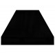 Sonata Окачени стенни рафтове, 4 бр, черен гланц, 90x23,5x3,8 см, МДФ
