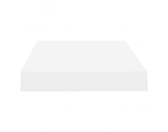 Sonata Окачен стенен рафт, бял, 40x23x3,8 см, МДФ