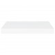 Sonata Окачен стенен рафт, бял, 50x23x3,8 см, МДФ