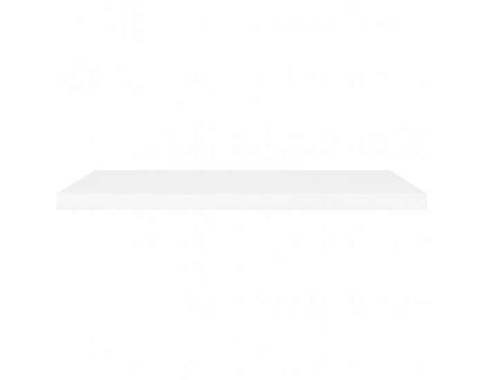 Sonata Окачен стенен рафт, бял, 90x23,5x3,8 см, МДФ
