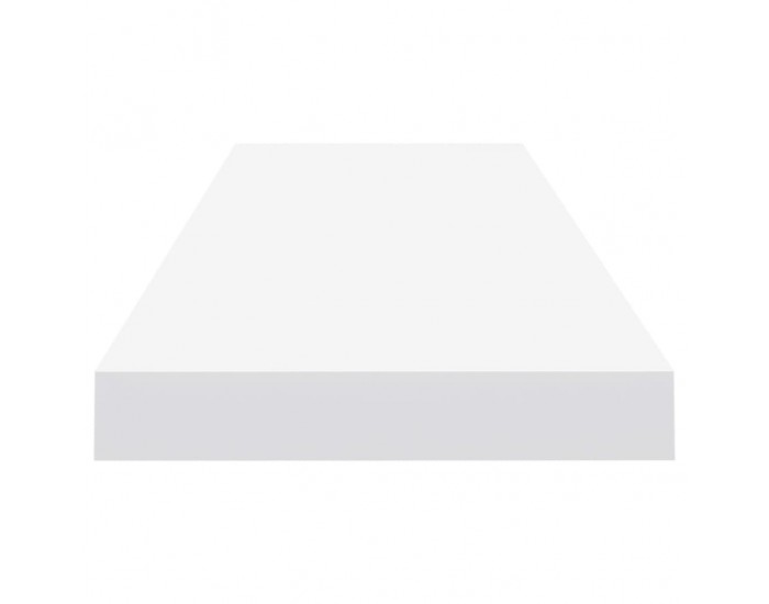 Sonata Окачен стенен рафт, бял, 90x23,5x3,8 см, МДФ