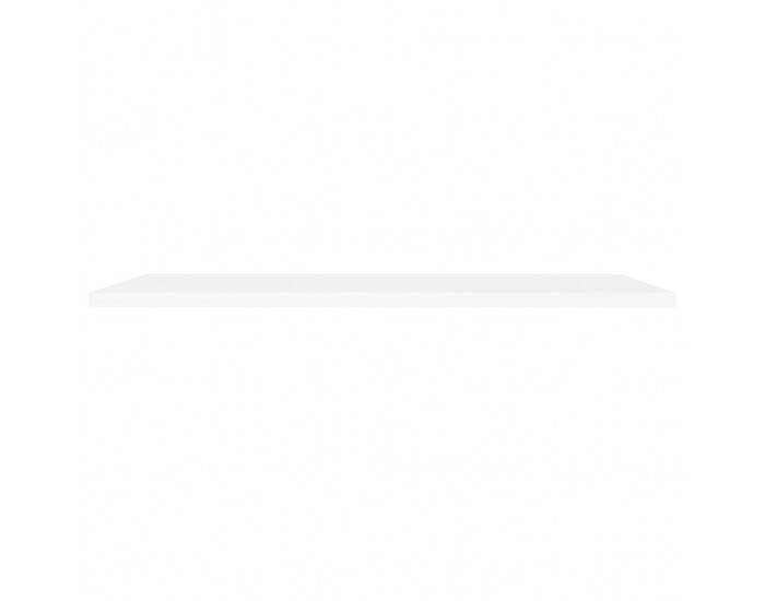Sonata Окачени стенни рафтове, 4 бр, бели, 120x23,5x3,8 см, МДФ