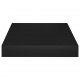 Sonata Окачен стенен рафт, черен, 23x23,5x3,8 см, МДФ