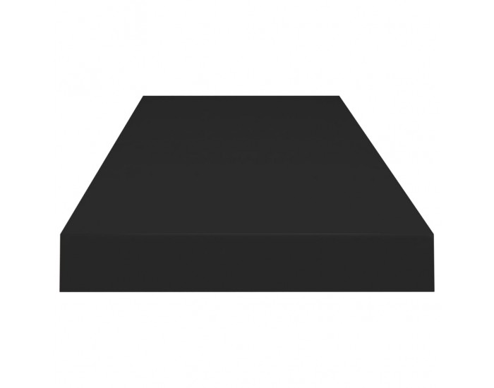 Sonata Окачени стенни рафтове, 2 бр, черни, 80x23,5x3,8 см, МДФ
