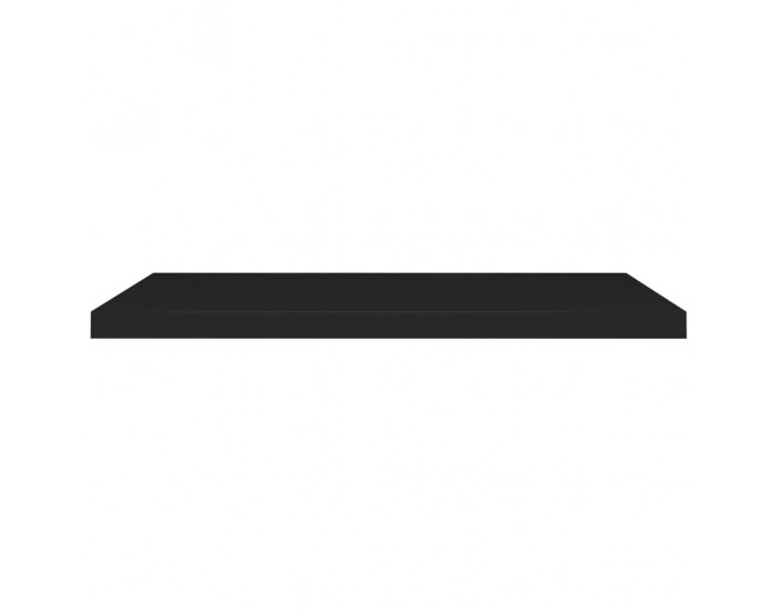 Sonata Окачен стенен рафт, черен, 90x23,5x3,8 см, МДФ