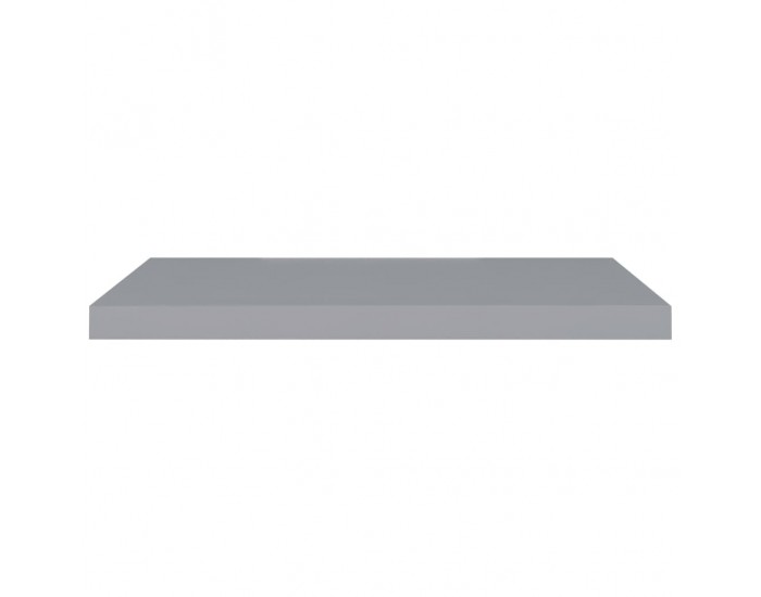 Sonata Окачен стенен рафт, сив, 80x23,5x3,8 см, МДФ