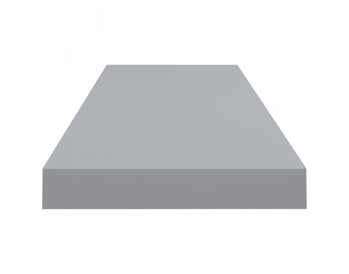 Sonata Окачен стенен рафт, сив, 90x23,5x3,8 см, МДФ