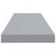 Sonata Окачени стенни рафтове, 2 бр, сиви, 90x23,5x3,8 см, МДФ