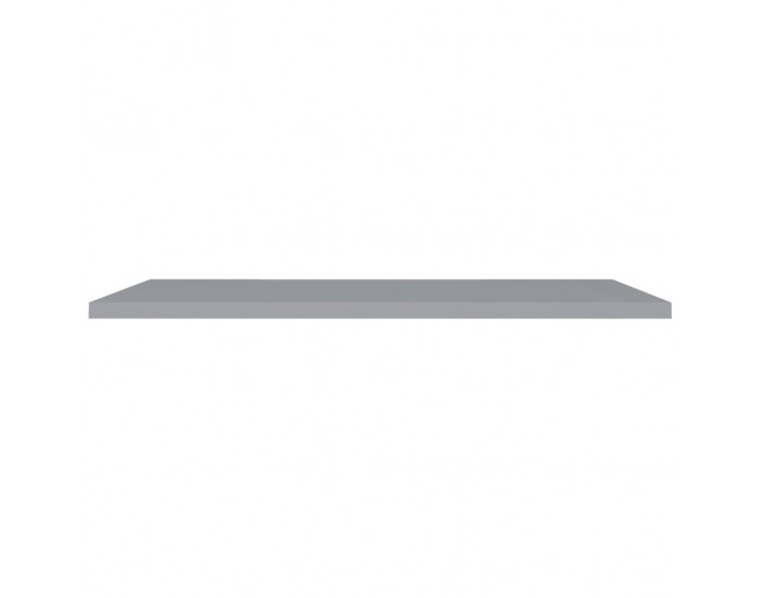 Sonata Окачен стенен рафт, сив, 120x23,5x3,8 см, МДФ