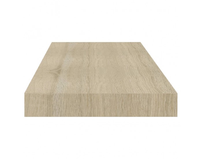 Sonata Окачен стенен рафт, дъб, 60x23,5x3,8 см, МДФ