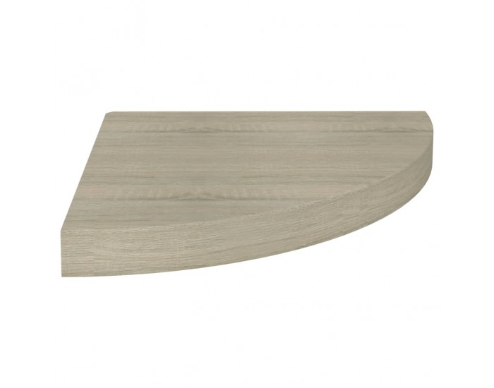 Sonata Окачен ъглов рафт, дъб, 35x35x3,8 см, МДФ