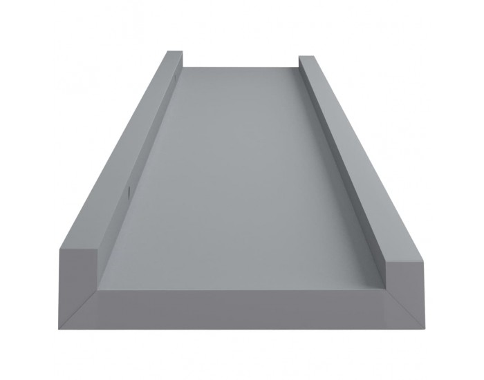 Sonata Рафтове за фоторамки, 2 бр, сиви, 60x9x3 см, МДФ