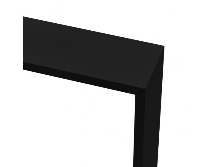 Sonata Кубични стенни полици, 3 бр, черни, МДФ