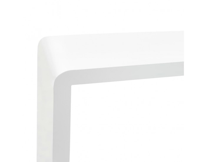 Sonata Кубични стенни полици, 3 бр, бели, МДФ