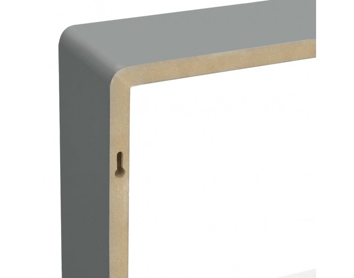 Sonata Кубични стенни полици, 3 бр, сиви, МДФ