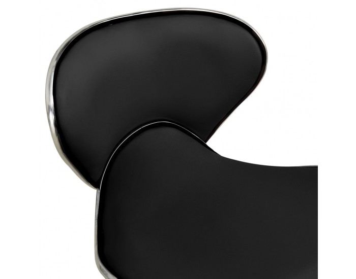 Sonata Стол за студио за красота, черен, изкуствена кожа