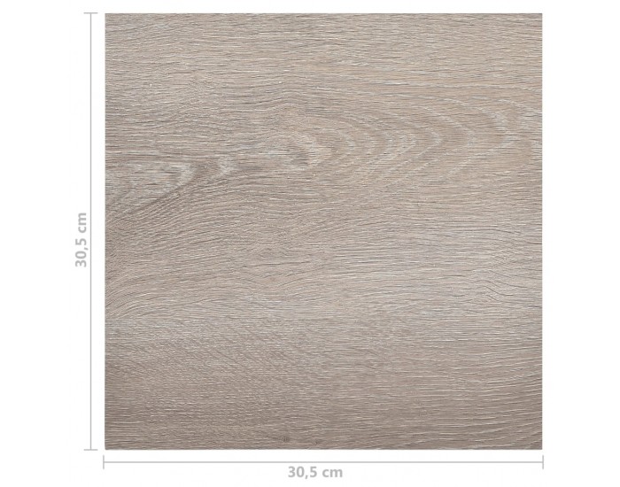 Sonata Самозалепващи подови дъски, 55 бр, PVC, 5,11 м², таупе Sonata Самозалепващи подови дъски, 55 бр, PVC, 5,11 м², таупе