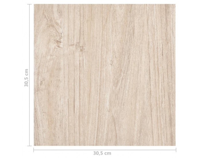 Sonata Самозалепващи подови дъски, 55 бр, PVC, 5,11 м², светлокафяви Sonata Самозалепващи подови дъски, 55 бр, PVC, 5,11 м², светлокафяви