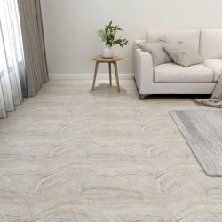 Sonata Самозалепващи подови дъски, 55 бр, PVC, 5,11 м², бежови - Материали за декорация