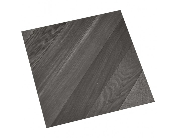 Sonata Самозалепващи подови дъски, 55 бр, PVC, 5,11 м², сиви на ивици Sonata Самозалепващи подови дъски, 55 бр, PVC, 5,11 м², сиви на ивици