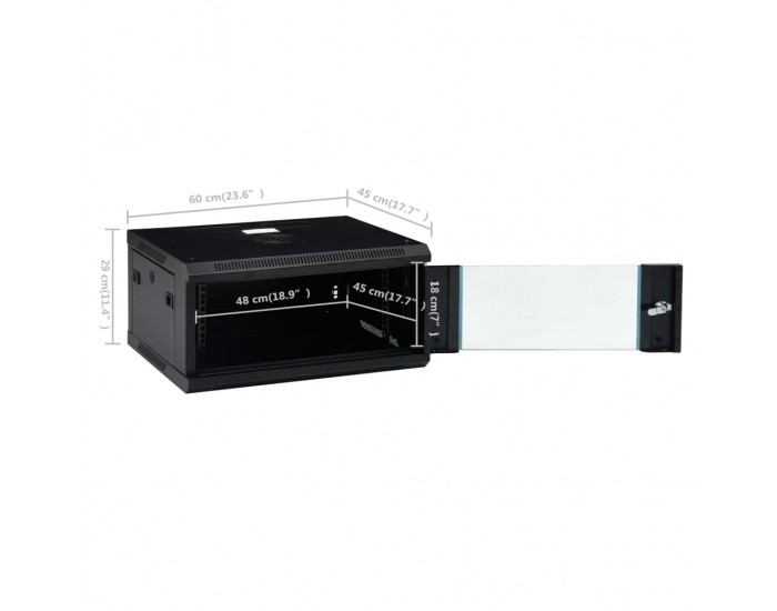 Sonata 4U Сървърен шкаф за стенен монтаж, 19", IP20, 600x450x285 мм