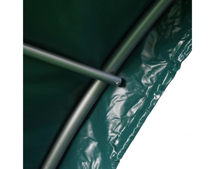 Sonata Навес за животни, PVC, 3,7x3,7 м, зелен