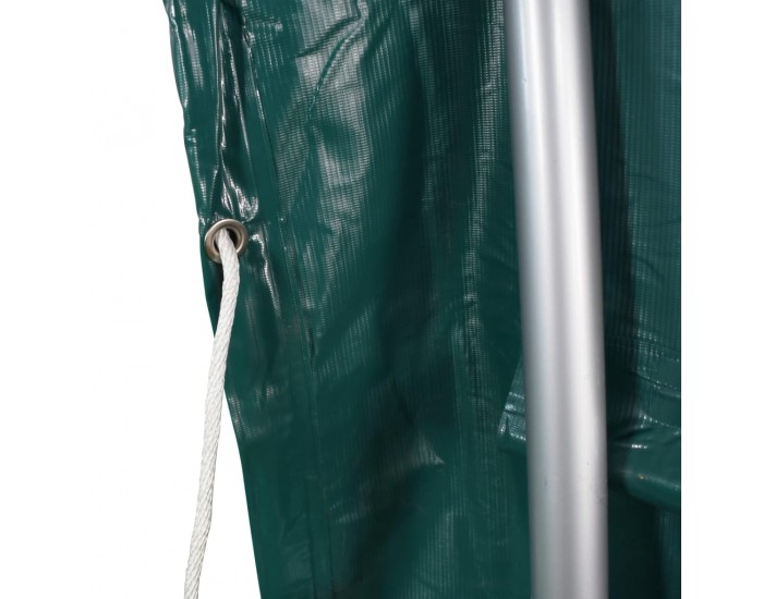 Sonata Навес за животни, PVC, 3,7x3,7 м, зелен