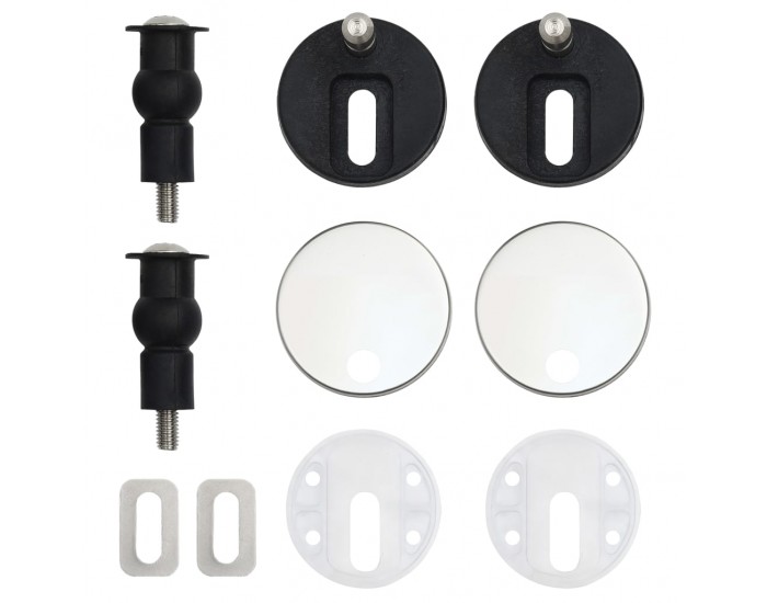 Sonata Тоалетни седалки с плавно затваряне 2 бр МДФ дизайн на плаж