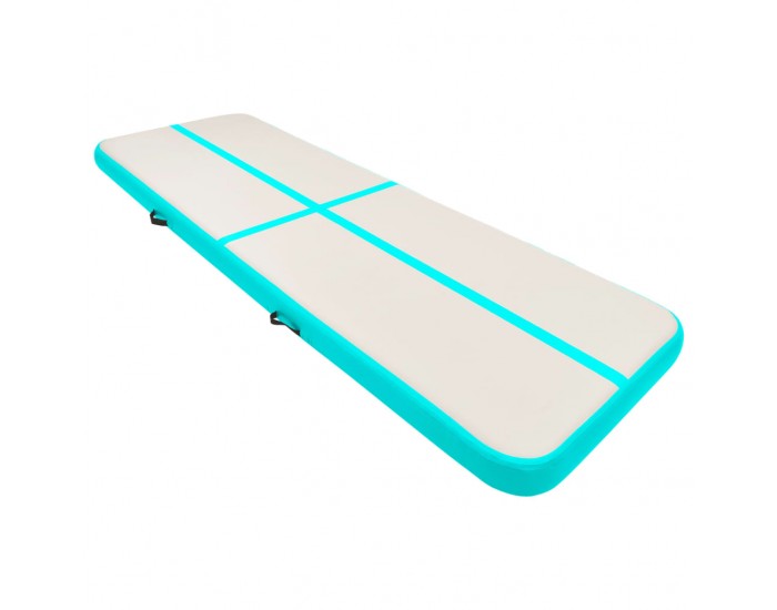 Sonata Надуваем дюшек за гимнастика с помпа, 400x100x15 см, PVC, зелен Sonata Надуваем дюшек за гимнастика с помпа, 400x100x15 см, PVC, зелен