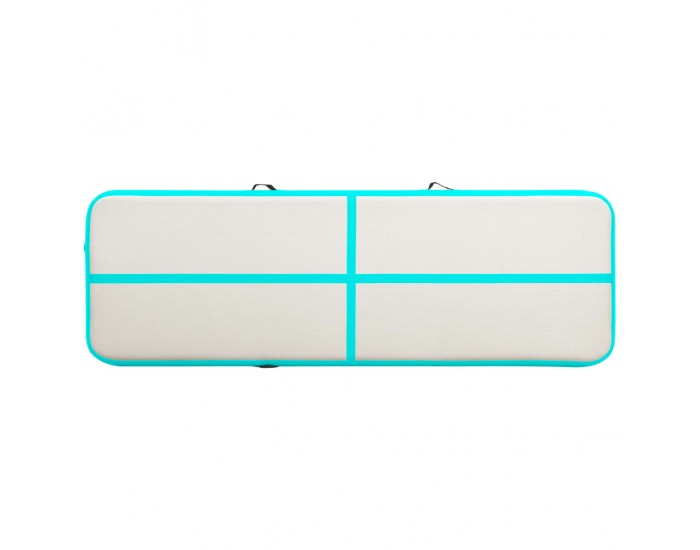 Sonata Надуваем дюшек за гимнастика с помпа, 400x100x15 см, PVC, зелен Sonata Надуваем дюшек за гимнастика с помпа, 400x100x15 см, PVC, зелен