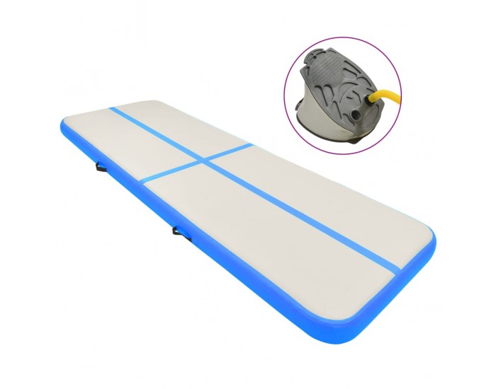 Sonata Надуваем дюшек за гимнастика с помпа, 500x100x15 см, PVC, син